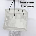 thumbnail image 4 of Todaioua Mesh Shower Caddy Bag Portable Hanging Toiletry and Bath Organizer for Travel, Gym, Camping, College Dorms, Beach, 4 of 6