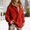 A1 Red, variant on GILIGEGE Women's Oversized Sweatshirt,Mock Neck Henley 2026 Fall Outfits,Soft Button Up Henley Neck Pullover Top,Loose Drop Shoulder Fit,School &Daily Casual Outfits,Winter fashion Clothing Black L