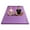 Purple, variant on YR Large Yoga Mat Thick 15MM TPE Non-Slip Exercise Mats for Pilates Fitness Workouts, 78"X51", Blue