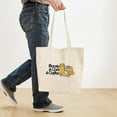 thumbnail image 4 of CafePress - Books & Cats & Coffee Tote Bag - Unisex Canvas Tote Bag, Beige, 1-Piece, 4 of 7