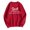 Red, variant on Crewneck Sweatshirt Women Fall Essential Long Sleeve Crewneck Sweatshirt Cotton Blend Comfort Fit Casual Top Chandail De Sport Femme Grey L
