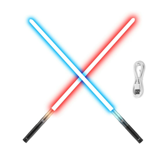 VEVOR Light Sword 12 RGB Colors 4 Sounds Rechargeable FX Dueling Light Saber
