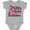 AC-Heather Grey, variant on Inktastic Breast Cancer Awareness We Wear Pink in October Girls Baby Bodysuit