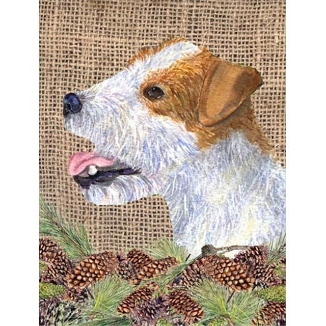 Carolines Treasures SS4093CHF 28 x 40 In. Jack Russell Terrier Flag Canvas- House Size