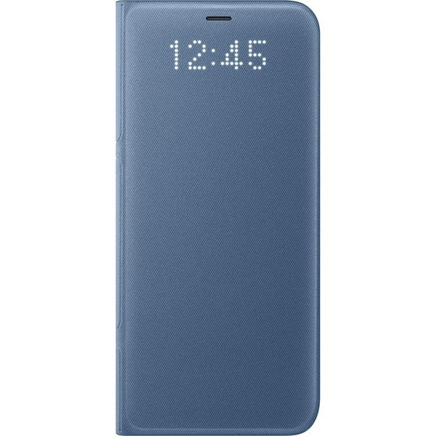 Samsung Galaxy S8 Led View Wallet Case Silver Walmart Com Walmart Com