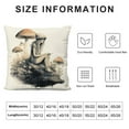 thumbnail image 5 of GOSMITH  Flannel Mushroom Pillow Covers - Mushroom Gifts,  Decorative Mushroom Pillow Case, Mushroom Gifts for Women, Mushroom Decor, Gifts for Mushroom Lovers, Cottage Core Gifts, 5 of 5
