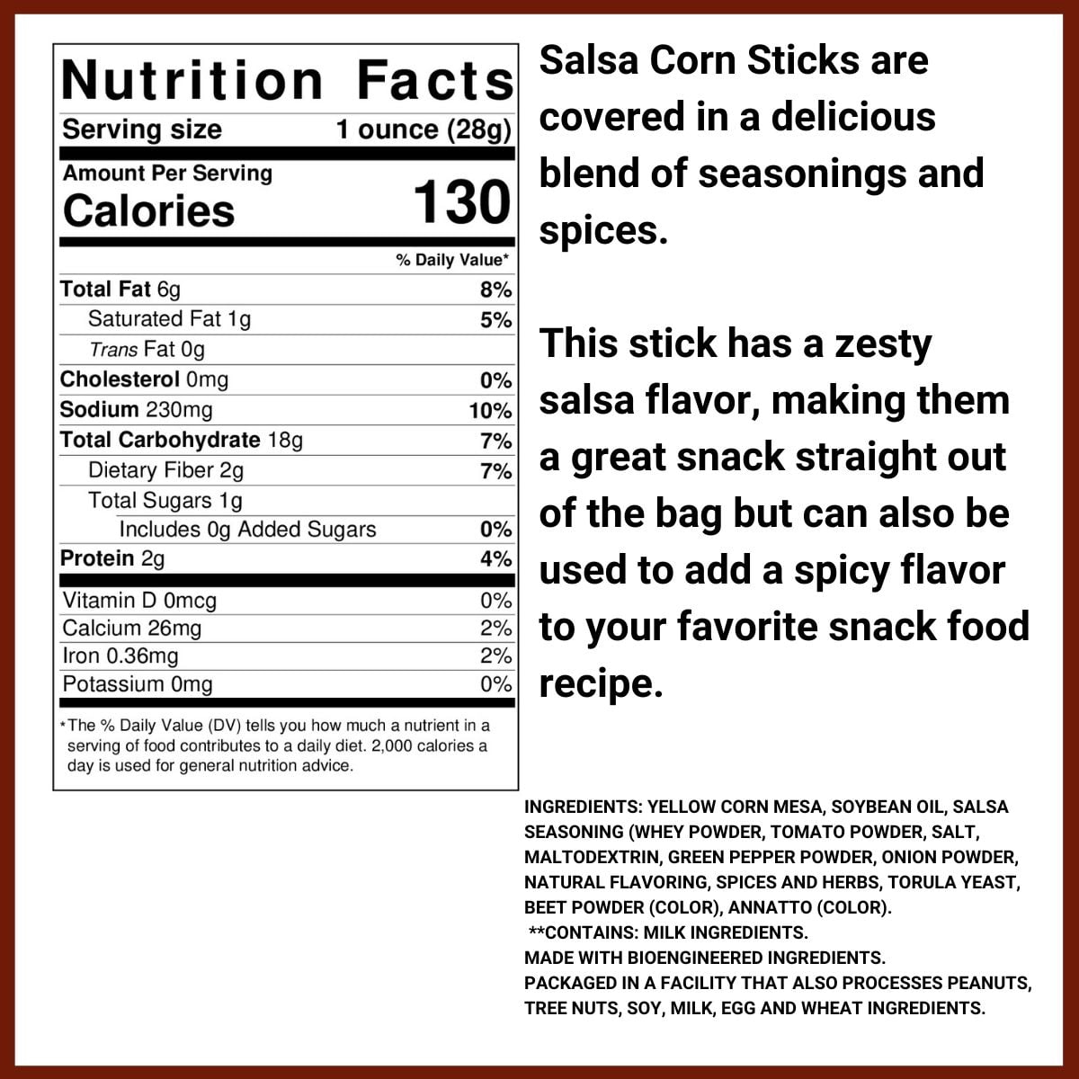 WinCrest Salsa Corn Sticks - 1.5 Lb Tub