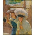 thumbnail image 3 of Étienne Dinet 12x14 Black Modern Framed Museum Art Print Titled - Laveluses (1895), 3 of 5