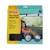 Nuby 3-Pack Vehicle Sun Guard Shade Set - green/multi, one size