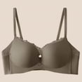 thumbnail image 2 of Sentmoon Bra for Woman Plus Size Sports Bra Deep V Wireless Bra Seamless Breathable Soft Stretch Light Padding Lift Support Solid Color Plunge Bralette for Small Bust Everyday T Shirt Wear, 2 of 6