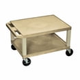 thumbnail image 3 of H.Wilson Tuffy Red 2 Shelf AV Cart, 3 of 7