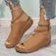 thumbnail image 1 of WILLBEST Sandalias De Tacón Cuadrado Con Punta Abierta Para Mujer, Zapatos De Playa Cómodos, Informales, De Verano, 1 of 9