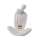 thumbnail image 2 of Pareja amantes de la estatua adorno abrazando figura de pareja para la decoración del día de San Valentín regalos de boda apartament hotel decoración Heart Love Gold Love, 2 of 8