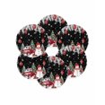thumbnail image 7 of 15 Inch Round Placemats Set of 6, Black Christmas Non Slip Heat Insulation PP Table Mats, Xmas Snowman Truck Tree Balls Washable Place Mats for Kitchen Dining Party Table Decor, 7 of 7