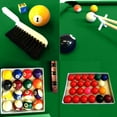 thumbnail image 5 of Pool Table 8 Feet Snooker  complete with Accessories – Vintage Green with benches, 5 of 7