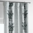 thumbnail image 2 of Half Price Drapes Copenhagen Grey Room Darkening Curtains for Bedroom (1 Panel), 50W X 96L, 2 of 10