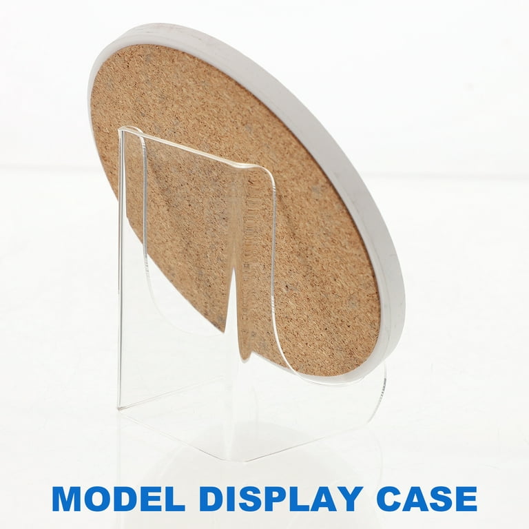 2Pcs Acrylic Plate Holder Clear Easel Stands Picture Frame Holder Stand  Multi-functional Display Holder