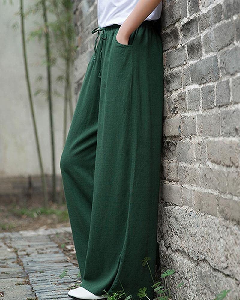 Women's Wide Leg Flowy Palazzo Pants 