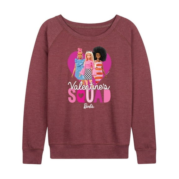 Barbie - Valentine's Squad - Women's Lightweight French Terry Long Sleeve Shirt