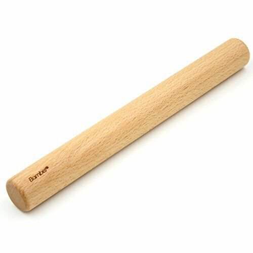 Wood French Rolling Pins for Baking, Dough Roller, Nonstick, Easy to
