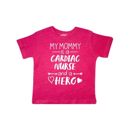 

Inktastic My Mommy is a Cardiac Nurse and a Hero Gift Toddler Boy or Toddler Girl T-Shirt