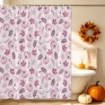 thumbnail image 5 of Pink Pumpkins Fall Shower Curtains for Bathroom, Autumn Thanksgiving Botanical Pink Waterproof Fabric Shower Curtain, Decorative Bathroom Curtain for Bathtub, 72"x84", No Hooks Included, 5 of 9