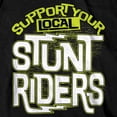 thumbnail image 3 of Hot Leathers GMD1521 Men's Black Support Your Local Stunt Riders T-Shirt X-Large, 3 of 3