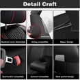 thumbnail image 2 of Car Seat Covers Full Set Fit for Jeep Liberty 2002-2013 Waterproof Leather 5 Seat Covers Automotive Seat Cushion Seat Protectors with Airbag Compatible (Black&Redline), 2 of 8