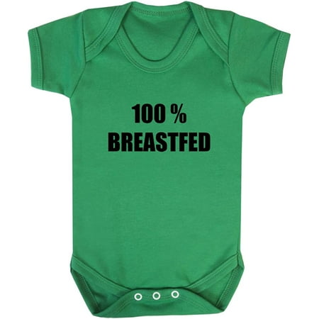 

Breastfed Baby Bodysuit One Piece Kelly Green 18 Months