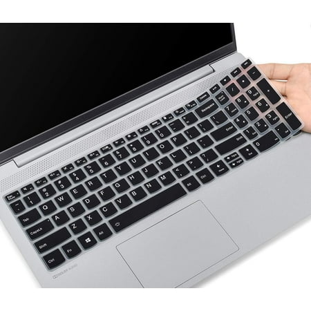 Keyboard Cover Skin for 2023 2022 2021 Lenovo Ideapad 5 5i 15.6 /Ideapad Flex 5 15.6, Ideapad Slim 7 15 15.6", Ideapad Flex 5 15 15.6, Yoga 7i 15.6 -Black