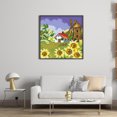 thumbnail image 3 of Kit Punto Cruz Con Paisaje Otoñal Bordado Cuentas Impresas 9CT Arte 17x17cm, 3 of 9