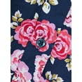 thumbnail image 4 of Lars Amadeus Men's Shirts Short Sleeve Floral Print Point Collar Hawaiian Shirt, 4 of 6