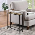 thumbnail image 6 of Comfort Pointe Contemporary Space-saving Metal Rectangle End Table, Bronze, 6 of 11