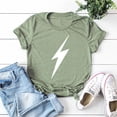 thumbnail image 2 of T-Shirt pour Femmes Ample à Col Rond en Coton à Manches Courtes Haut T-Shirt, 2 of 3