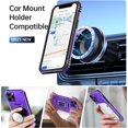 thumbnail image 2 of for iPhone 12 Case/iPhone 12 Pro Case with Screen Protector,Sliding Camera Cover,-Grade Cover with  Stand Phone Case 6.1" Purple, 2 of 14