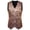 Gold, variant on Funicet Men Color Matching Casual Double-Breasted Button Workwear Waistcoat