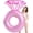 Pink, variant on Inflatable Diamond Ring Pool Float - Engagement Ring Bachelorette Party Float Stagette Decorations Swimming Tube Floaty Outdoor Water Lounge Floats for Adults Gold