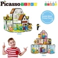thumbnail image 6 of PicassoTiles Magnetic Tiles for Kids – Family Home Theme 65PCS STEM Construction Building Blocks Educational Toy, 6 of 9