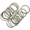 thumbnail image 1 of veasfak 2xVarious Split Key Rings Keys Chain Bag Charms Clasp Flat Round Circle Clip 1 , as described+as described, 3 Pcs, 1 of 9