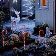 thumbnail image 4 of Outdoor Solar Christmas Led Candy Cane Lights Ip44  Pathway Lamp For Christmas Decoration, 4 of 9