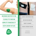 thumbnail image 6 of Not Just a Patch Dexcom G6 Adhesive Patches – 20 Count Multipack, Water Resistant Cover for Skin – Green, 6 of 7