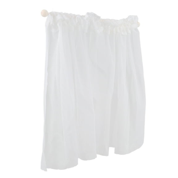 HOMEMAXS Dollhouse Curtain Decoration Mini Curtain Furniture Accessory Mini House Layout Diy Prop