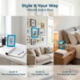 thumbnail image 5 of REGALWOVEN Classic Wood Picture Frame,for Wall Mounting or Tabletop Display, Horizontal and Vertical Home Decor Blue 8" x 10", 5 of 5