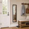 thumbnail image 6 of Mainstays 13x49 Black Rectangle Large Wall Mirror for Bathroom or Living Room, 6 of 8