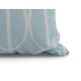 thumbnail image 2 of Simply Daisy, 18" x 18" Ovals Go \'Round , Geometric Print Outdoor Pillow, Pale Blue, 2 of 2