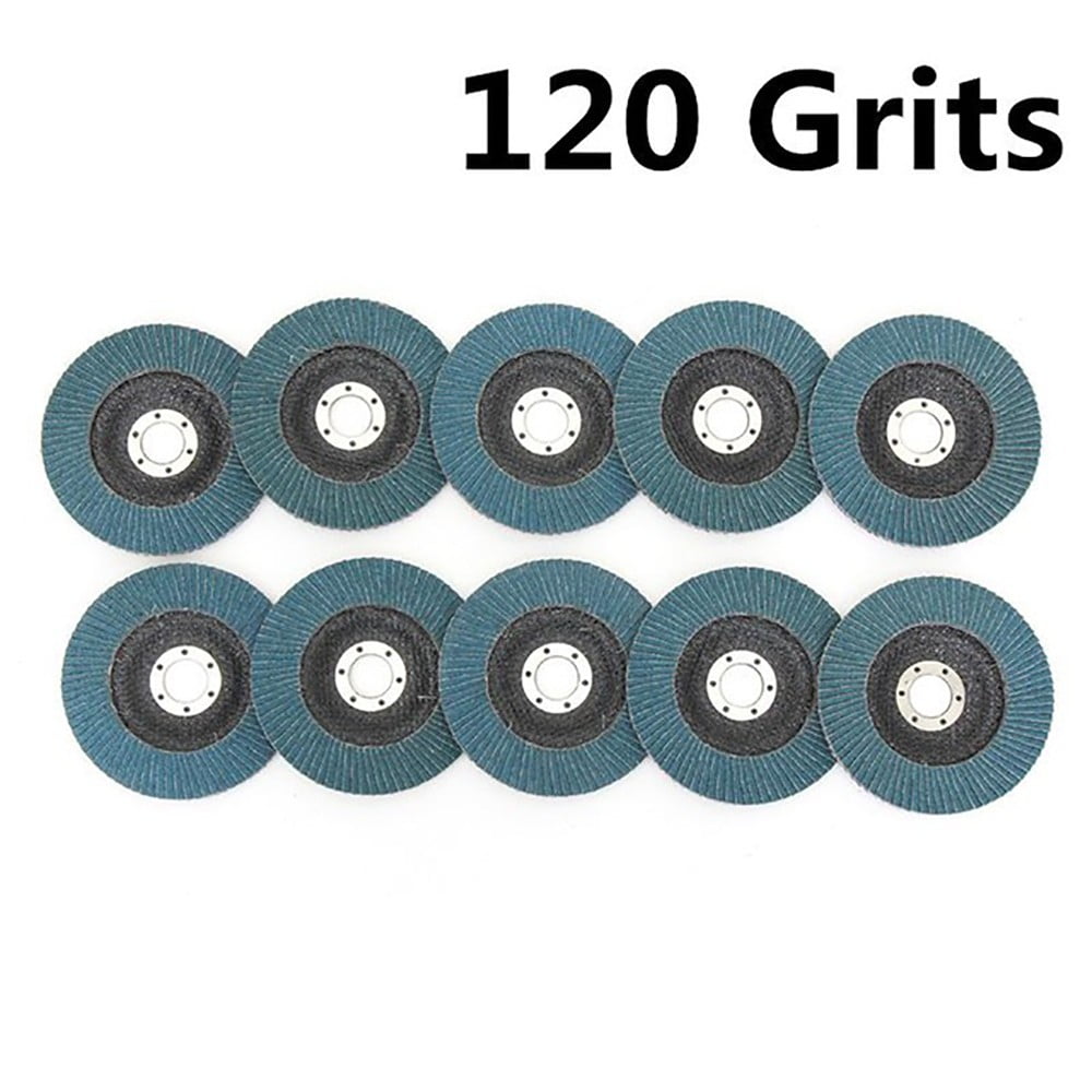 125mm Grinding Wheels Sanding Discs Angle Grinder 20 Flap 40 60 80 120 Grits 
