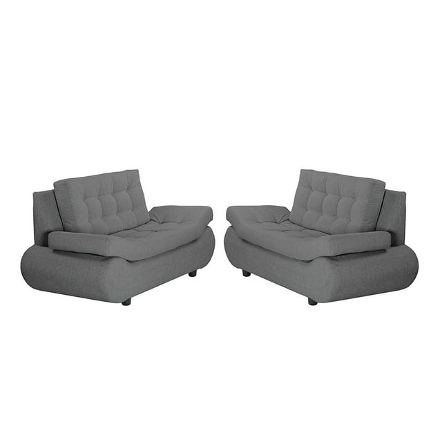Sala Bali 2 Piezas (Love Seat, Love Seat) Gris Full