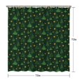 thumbnail image 5 of Green Christmas Tree and Star Pattern Shower Curtain 72"x72" ,Bathroom Decorative Shower Curtains Set with 12 Hooks,Modern Waterproof Washable Shower Curtain, 5 of 6