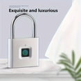 thumbnail image 3 of MesaSe [Fast Arrival] 1pc Mini Smart Fingerprint Padlock - Biometrics Door Lock with Advanced Fingerprint Recognition  Anti-Theft Protection  Convenient Keyless Entry  Long-Lasting USB Re, 3 of 6