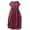 Wine, variant on THDHVS Maxi Dresses for Women 2025,Women's Casual Dresses,Fashion Round Neck Loose Dress for Women Solid Drawstring Waist Soft Dress Wine XL